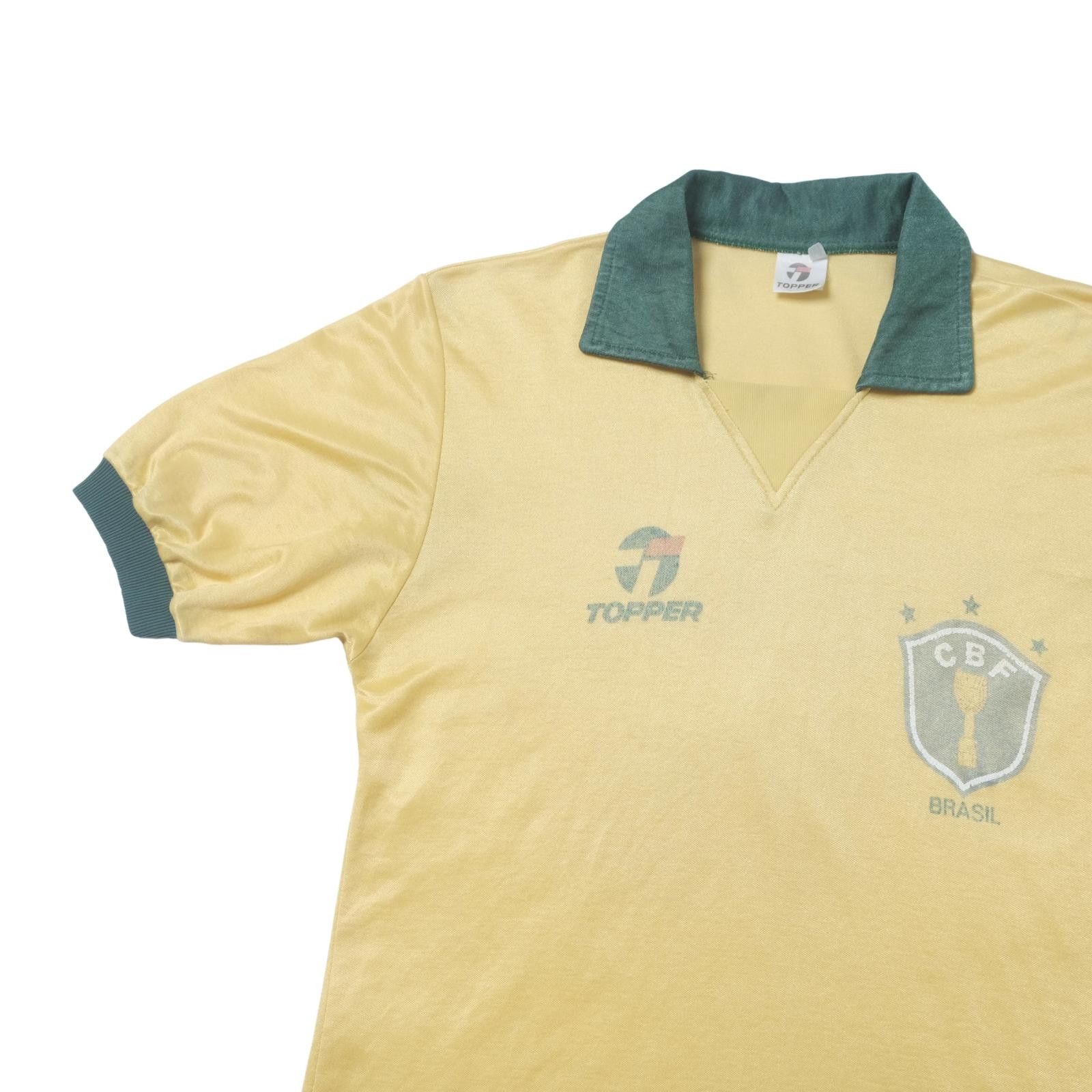 Topperz 1990 Brazil Home Shirt Topper (S) Size US S / EU 44-46 / 1 - 3 Thumbnail