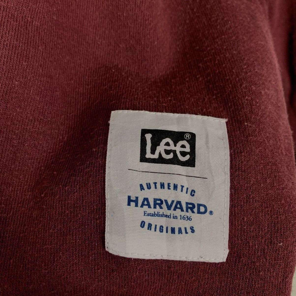 Lee Harvard University Maroon Sweatshirt Size US M / EU 48-50 / 2 - 12 Thumbnail