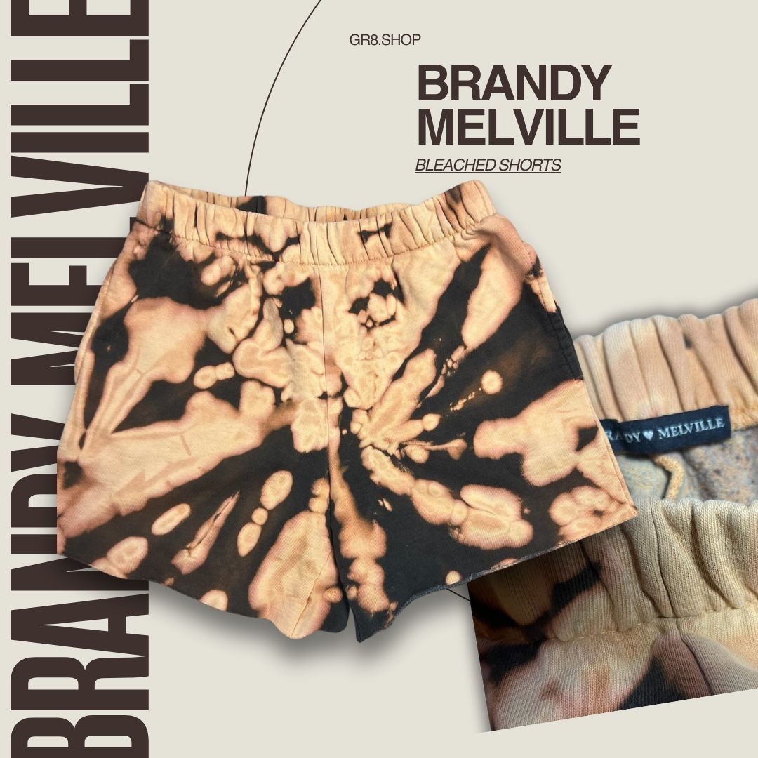Brandy Melville Brandy Melville Womens Bleached Tie-Dye Shorts Comfortable E Size 32" / US 10 / IT 46 - 1 Thumbnail