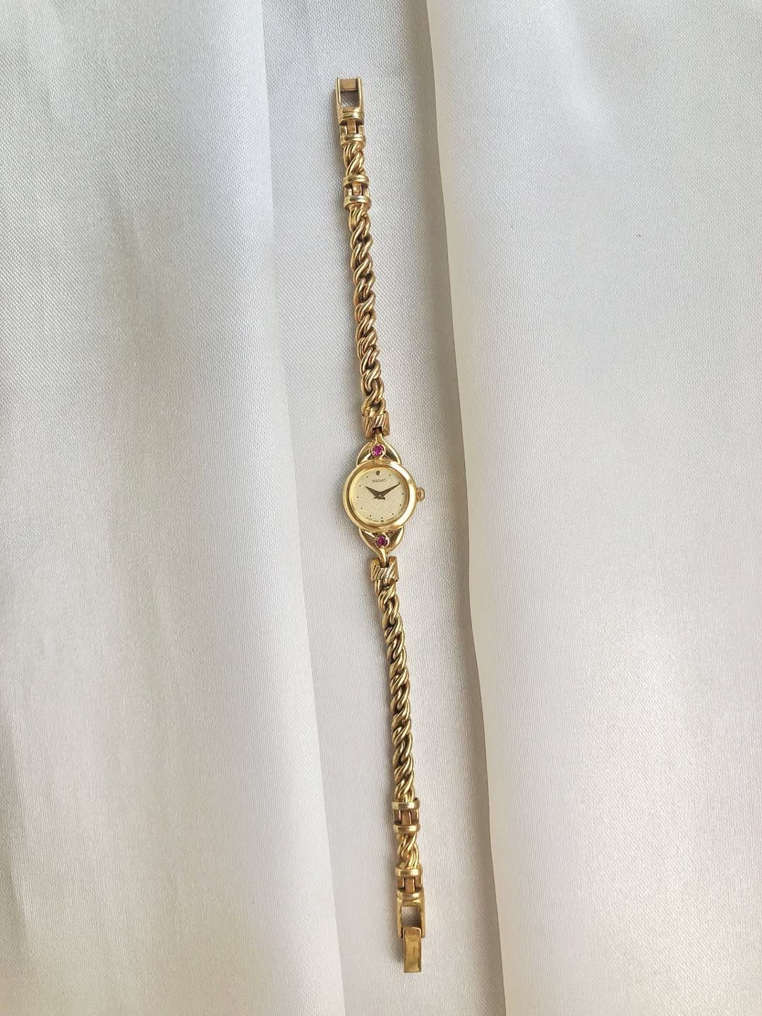 Seiko Seiko vintage gold tone lady Size ONE SIZE - 4 Thumbnail
