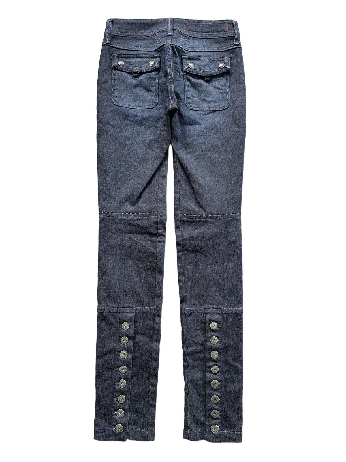 Marithe + Francois Girbaud MFG Marithe Francois Girbaud Skinny Jeans Button Back Style Size US 26 / EU 42 - 6 Thumbnail