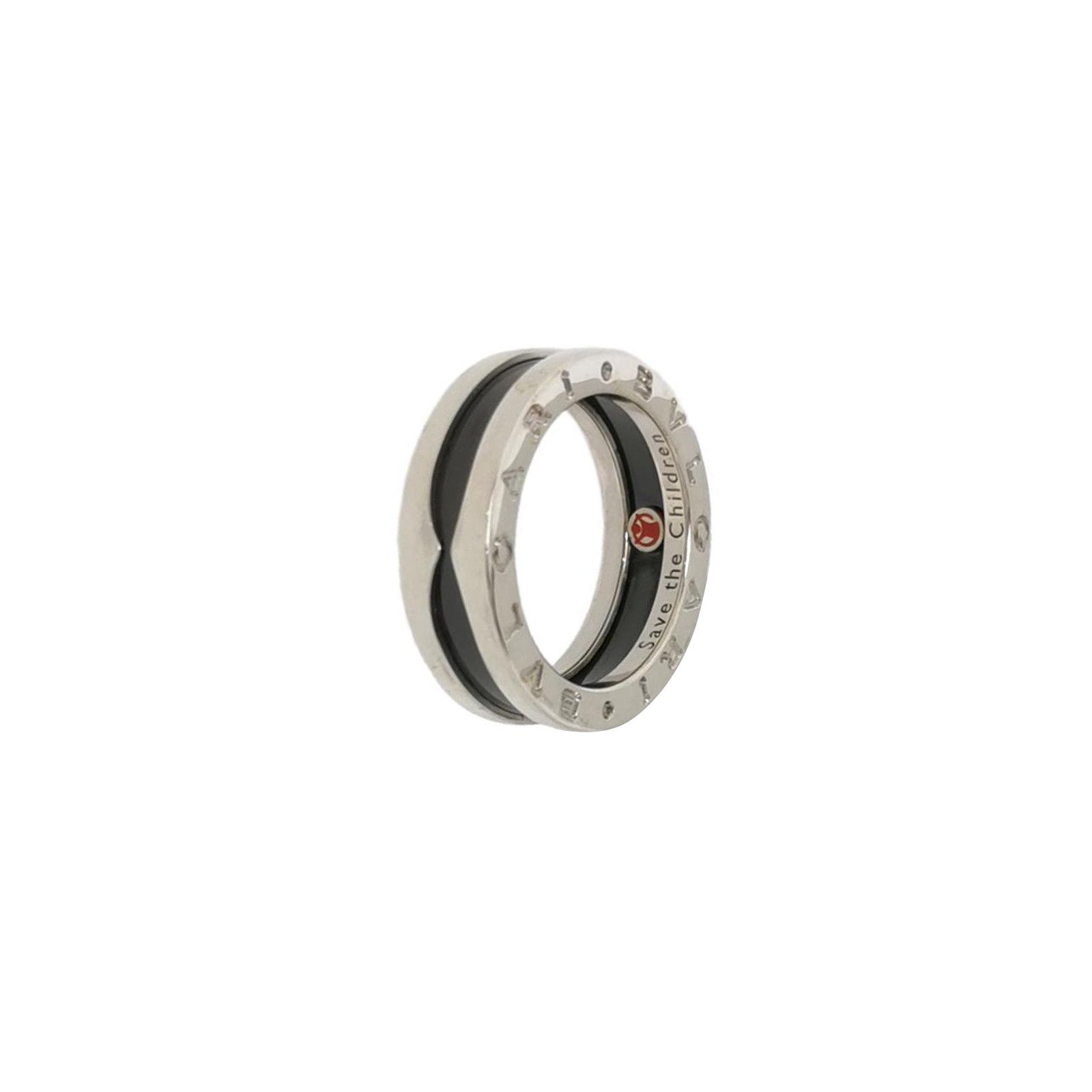 Bvlgari Bvlgari Save The Children Charity S925 Enamel Ceramic Ring Size ONE SIZE - 1 Thumbnail