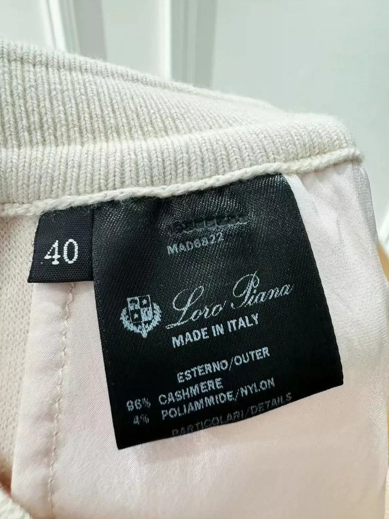 Loro Piana LORO PIANA Sakura pink cashmere knit zipper coat Size S / US 4 / IT 40 - 7 Thumbnail