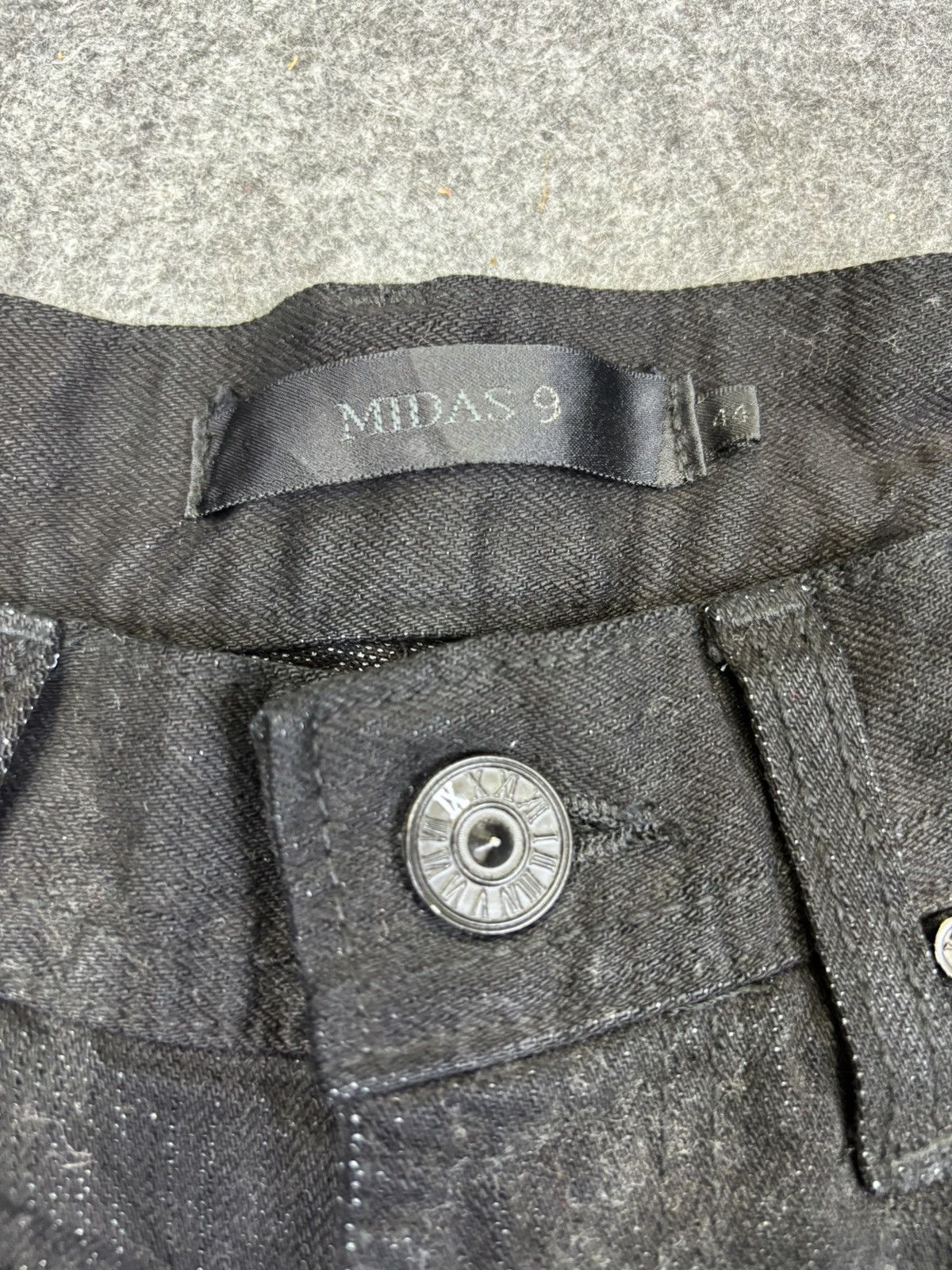 Japanese Brand 💥Flare💥Midas9 Rip&Repair Style Flare Denim F776 Size US 29 - 7 Thumbnail