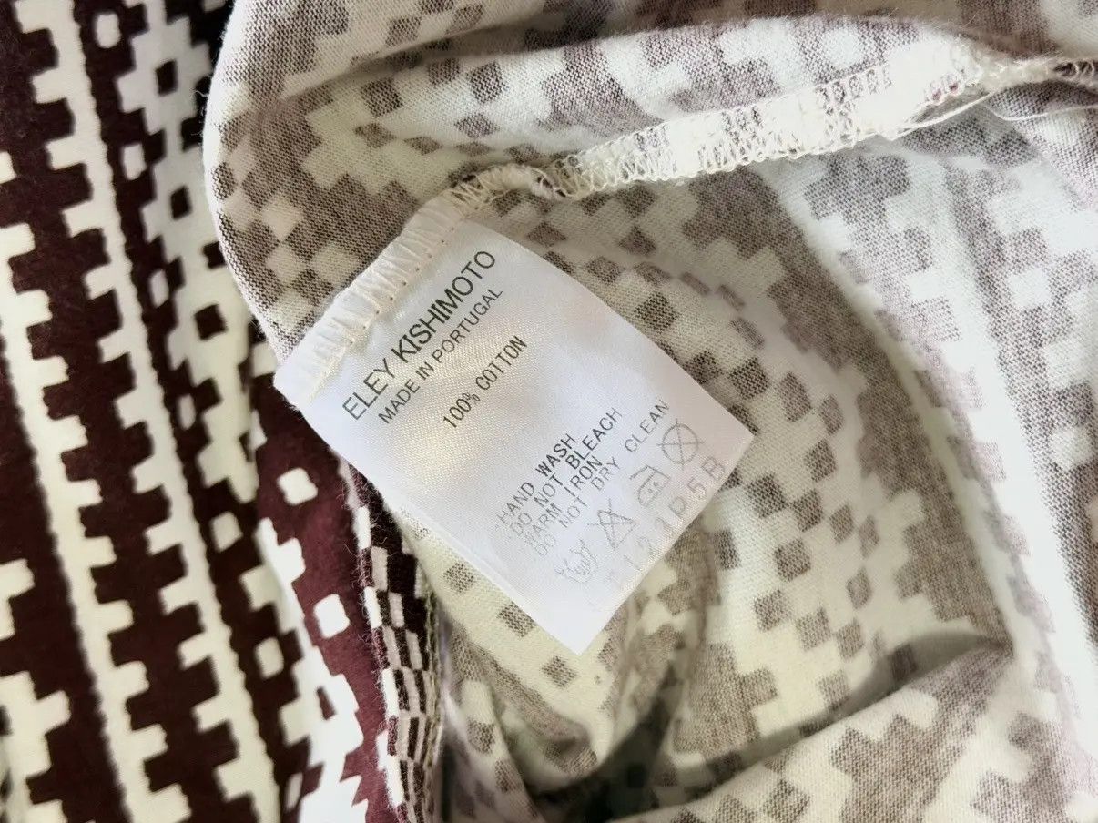 Japanese Brand Eley Kishimoto Aztec Print T-Shirt Tee Size US M / EU 48-50 / 2 - 10 Thumbnail