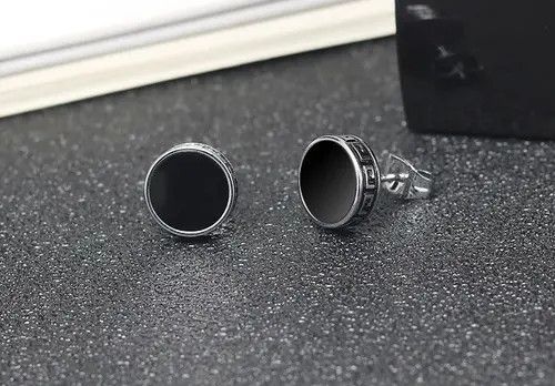Jewelry × Sterling Silver Round Barbell Earring Size ONE SIZE - 4 Thumbnail