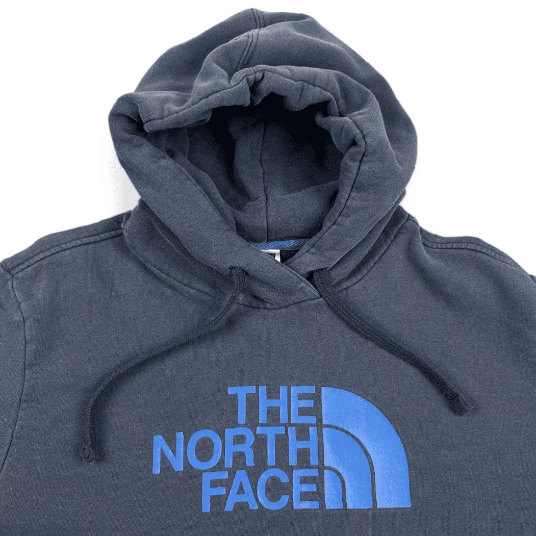 The North Face The North Face Sweater Adult MEDIUM Blue Spell Out Hoodie Pullover Outdoor Size US M / EU 48-50 / 2 - 2 Thumbnail