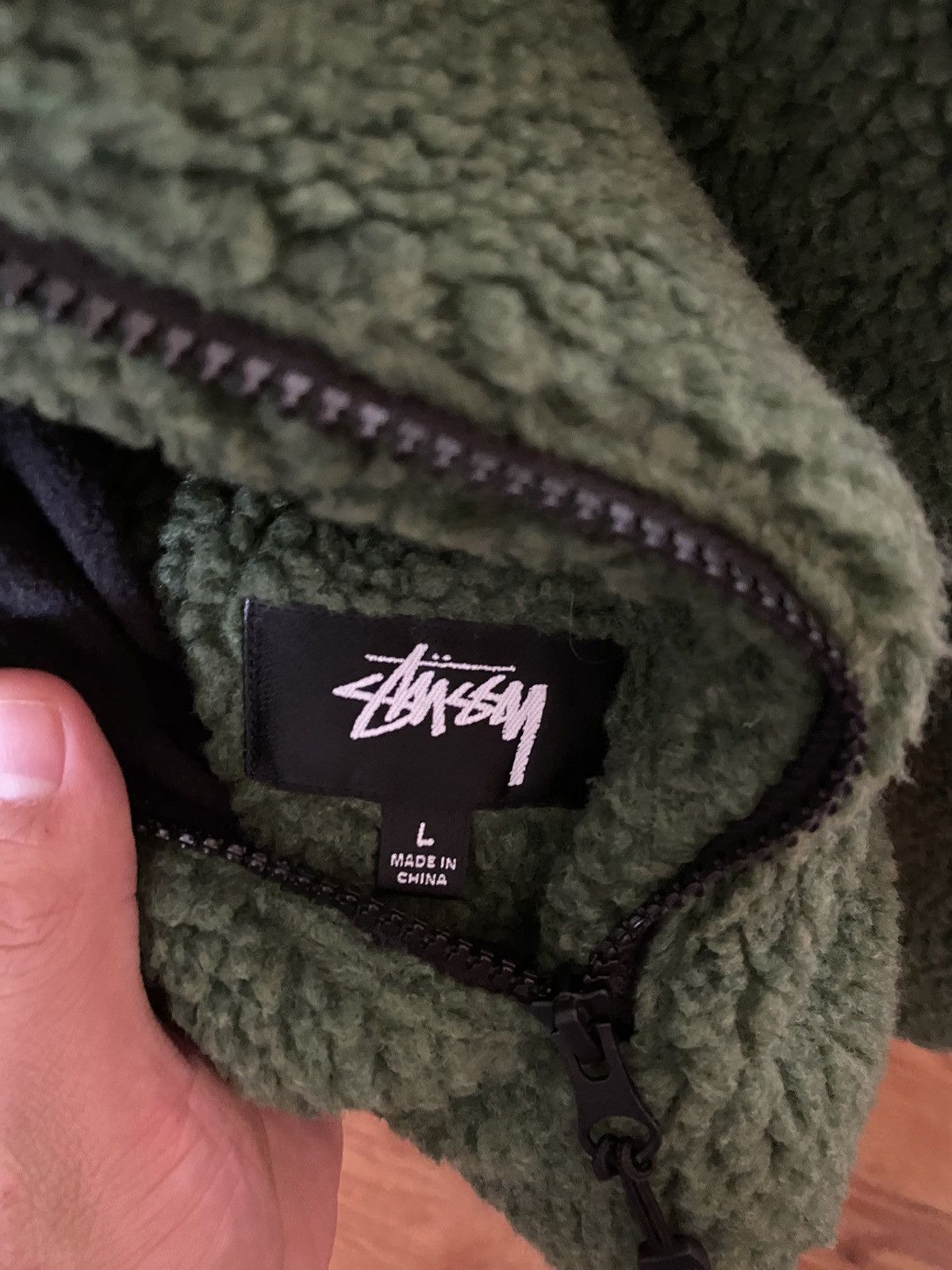 Stussy 8 Ball Reversible Fleece Jacket