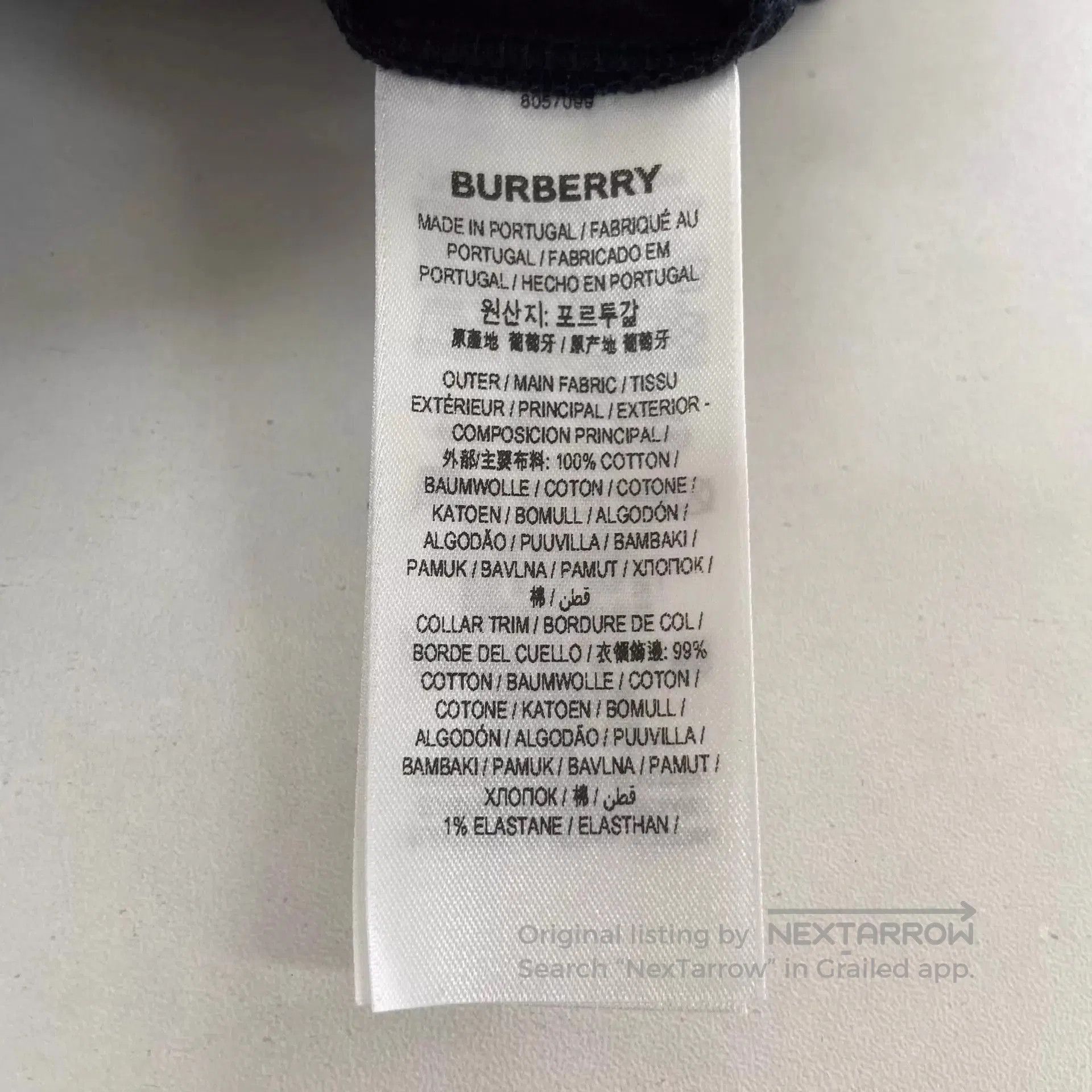 Burberry Black Short-Sleeve Graphic T-Shirt. Size US L / EU 52-54 / 3 - 8 Thumbnail