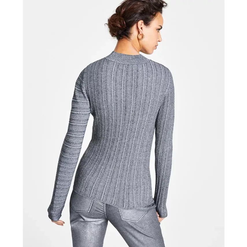 Other INC International Concepts Petite Ribbed Pullover Sweater, Size ONE SIZE - 3 Thumbnail