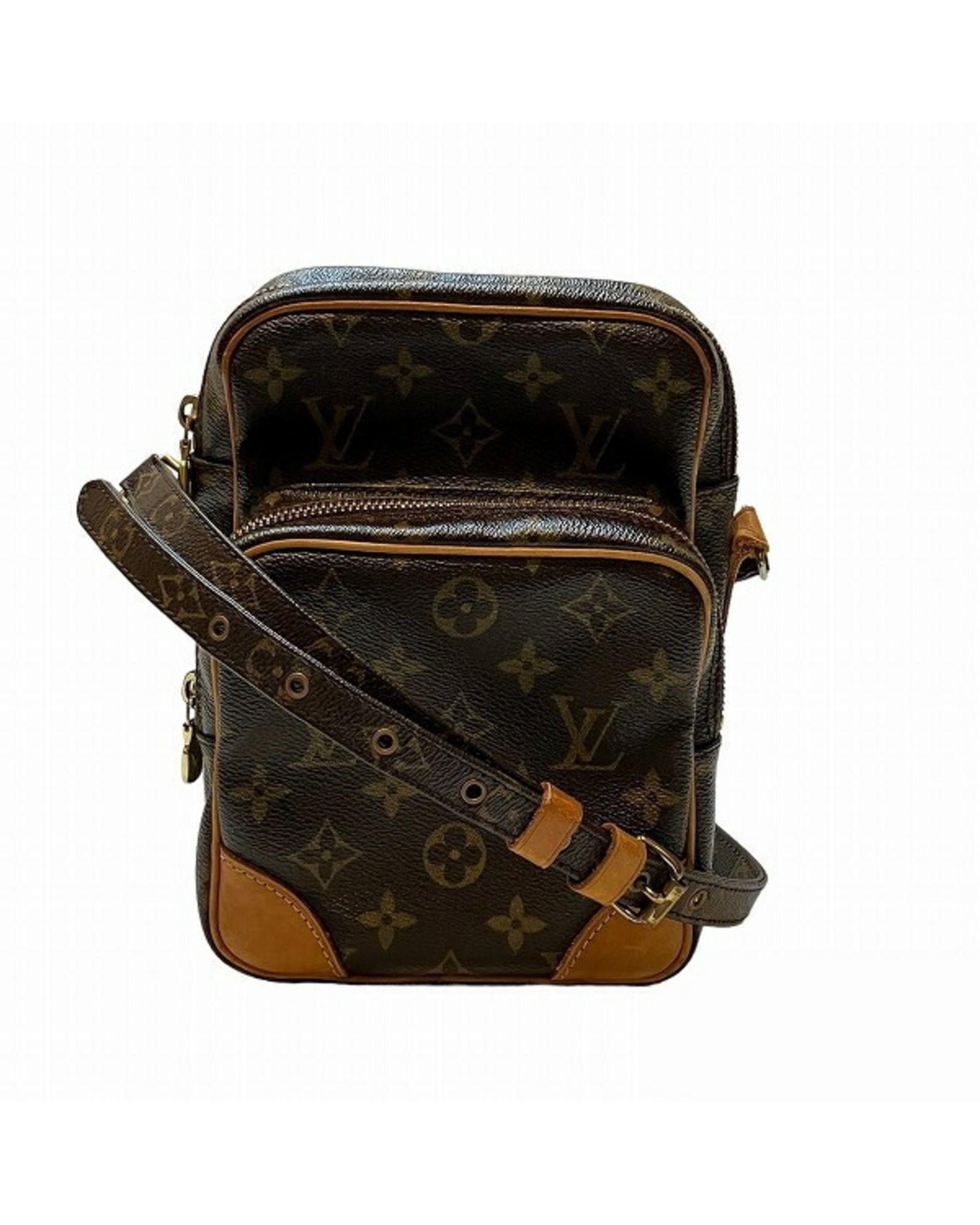 image of Louis Vuitton Sophisticated Brown Canvas Shoulder Bag, Women's