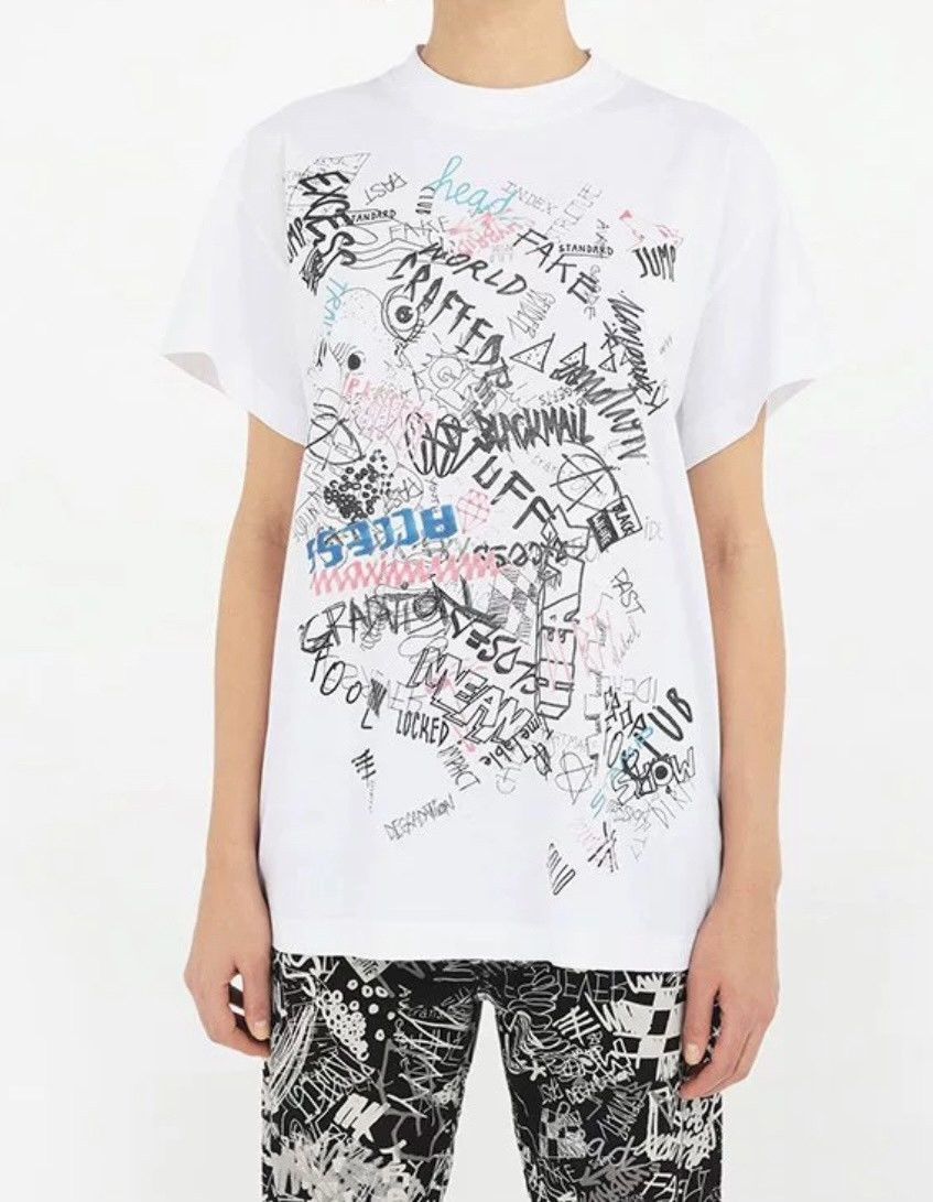 Maison Margiela Maison Margiela Graffiti short sleeves logo short sleeves 2 Size XXS / US 00 / IT 34 - 6 Thumbnail