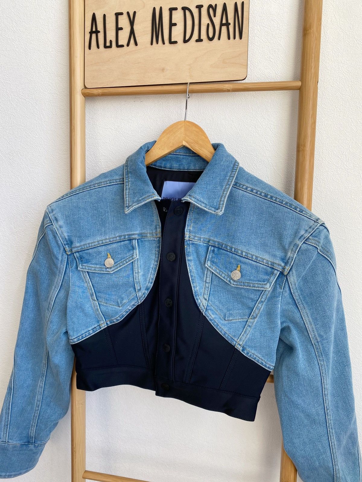 Mugler Mugler x H&M Women’s Denim Jacket Size S Size S / US 4 / IT 40 - 1 Thumbnail