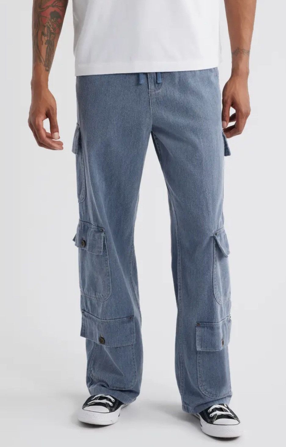 Honor the Gift $149 HTG Honor The Gift Motorhead Twill Cargo Utility Pants Size US 32 / EU 48 - 1 Thumbnail