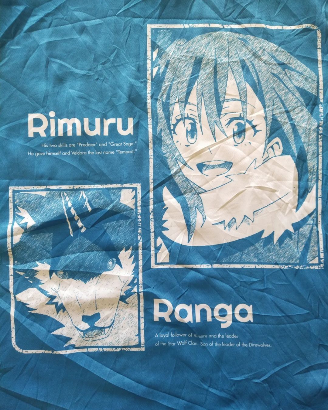 Anime × Japanese Brand Tensei Shitara Rimuru Ranma Polyester Anime Tees Bandai Size US L / EU 52-54 / 3 - 2 Thumbnail