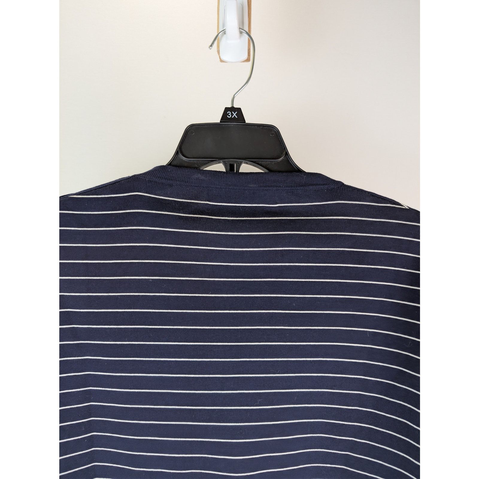 Other o1rshd1 CC20 Giuliva Round Collar Striped Sweater Blue/White Size US M / EU 48-50 / 2 - 16 Thumbnail