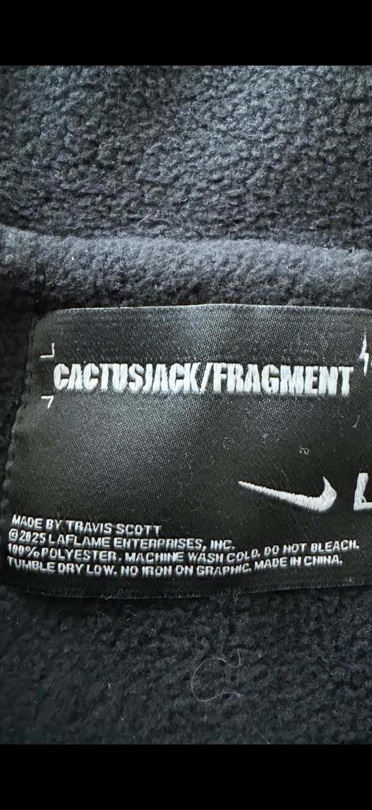 Fragment Design × Jordan Brand × Travis Scott CJ X FRAGMENT X NIKE FLEECE ZIP Size US L / EU 52-54 / 3 - 9 Thumbnail