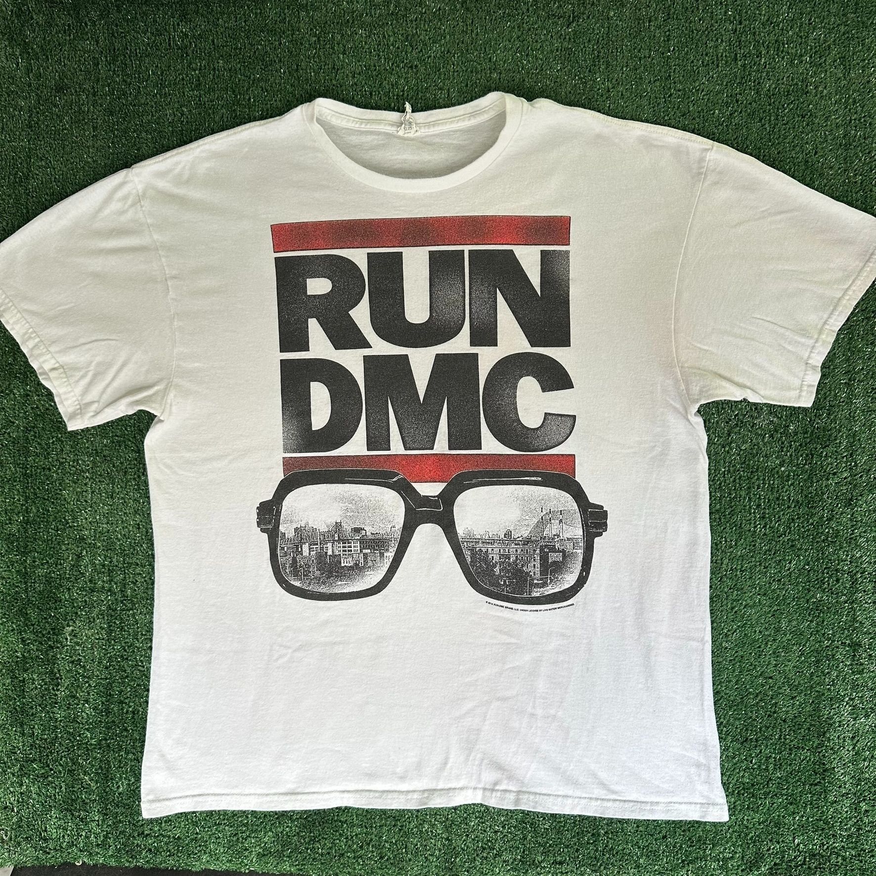 RUN DMC Vintage Run DMC T-Shirt Y2K Glasses City NYC Rap Hip Hop Tee Size US L / EU 52-54 / 3 - 1 Thumbnail