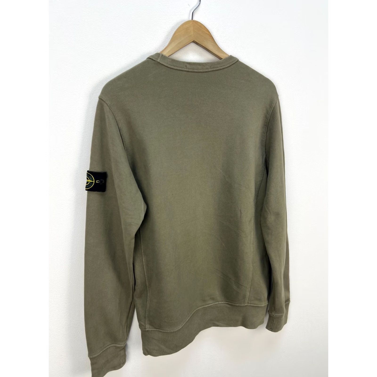 Stone Island Stone Island Sweatshirt Khaki Mens Crewneck Pullover Casual Top Size S Logo Knit Long Sleeve Cotton Regular Fit Size US S / EU 44-46 / 1 - 7 Thumbnail
