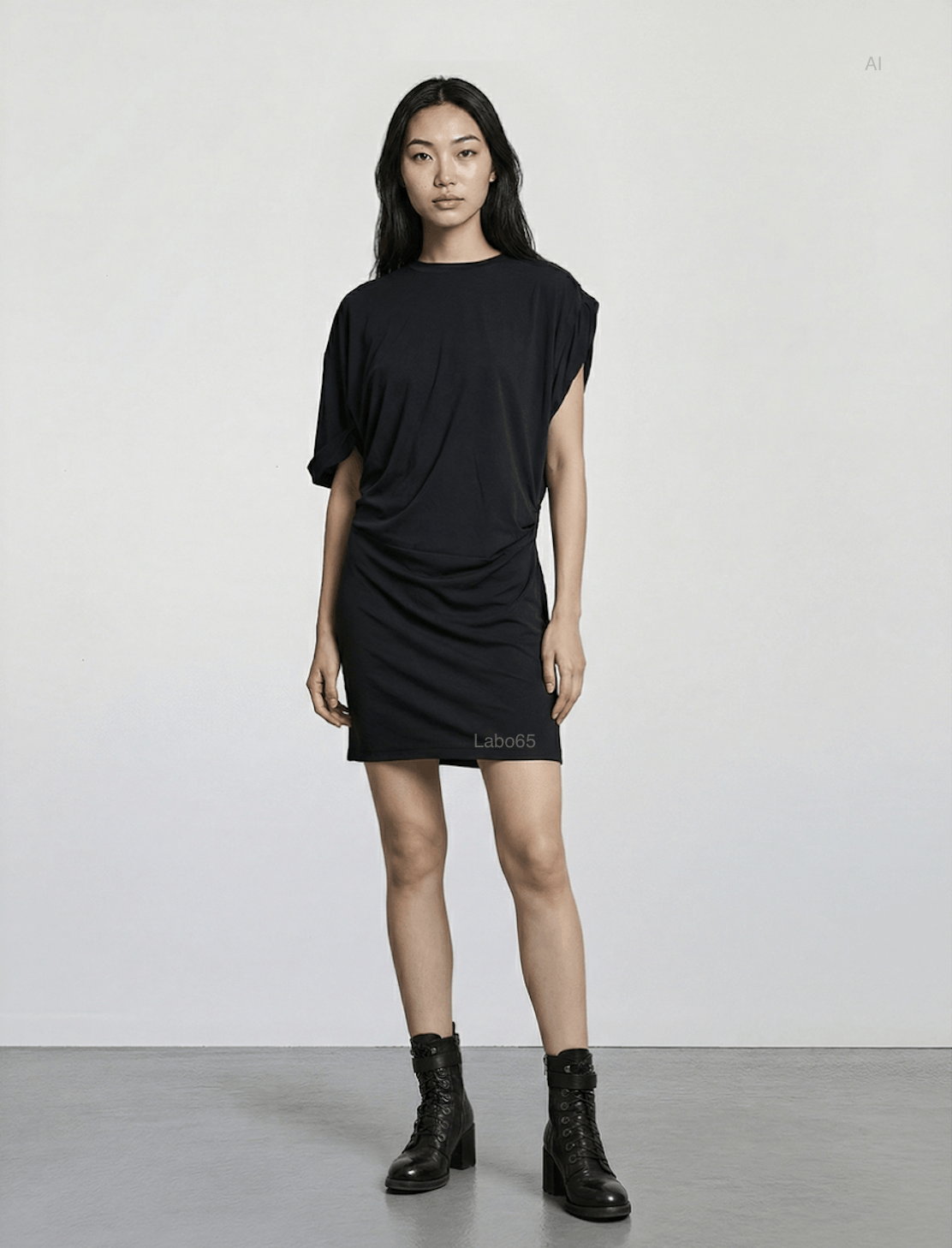 Maison Margiela MAISON MARGIELA » Avant-Garde Draped Asymmetrical Top Size L / US 10 / IT 46 - 1 Thumbnail