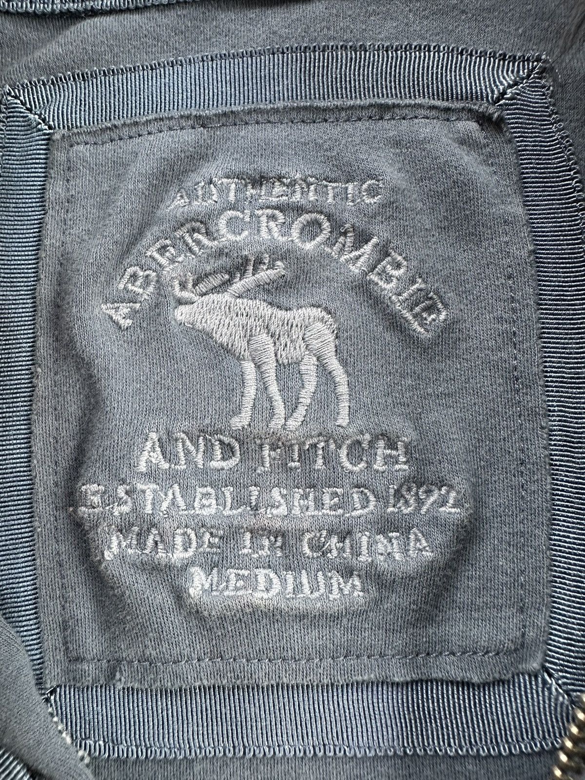 Abercrombie & Fitch ABERCROMBIE FADED ZIP FUR HOODIE IFSIXWASNINE LGB STYLE Size US S / EU 44-46 / 1 - 7 Thumbnail