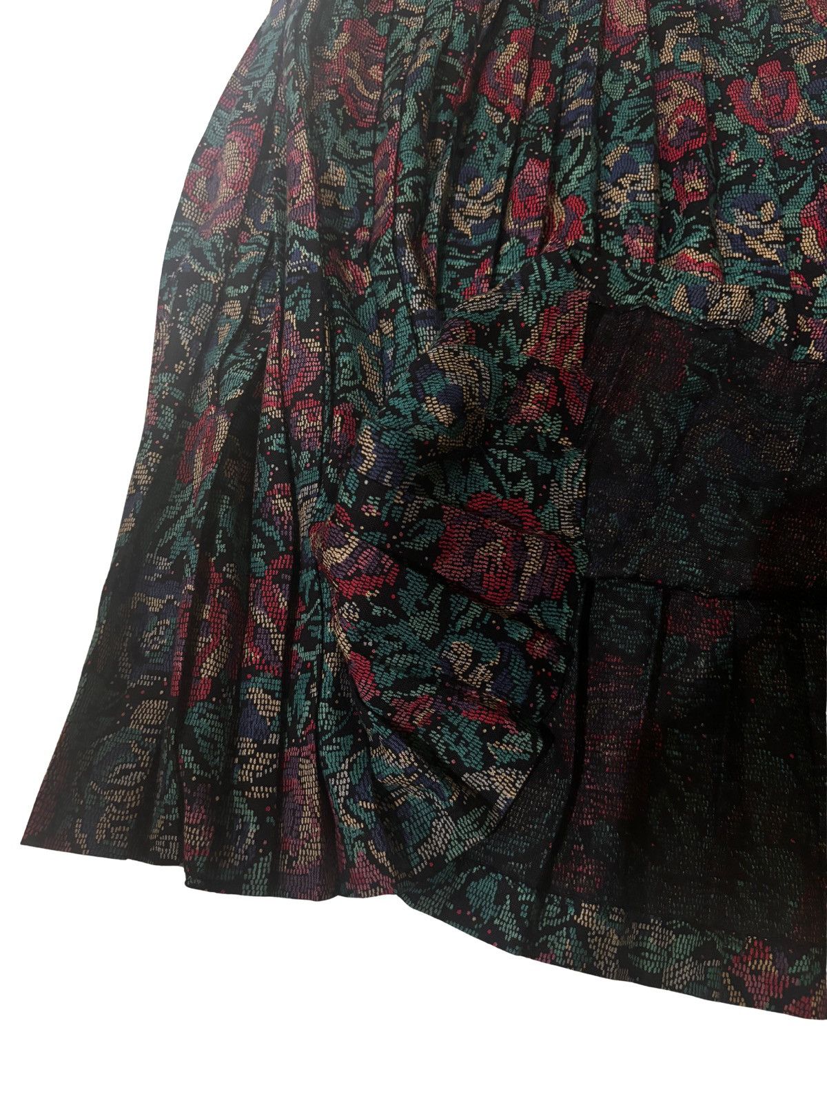 Other Floral pleated Skirt.ws1147 Size 38" / US 16 / IT 52 - 9 Thumbnail
