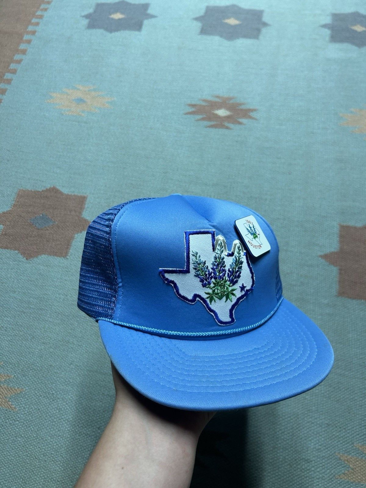 Vintage Vintage trucker hat Houston Texas embroidered SnapBack Size ONE SIZE - 1 Thumbnail