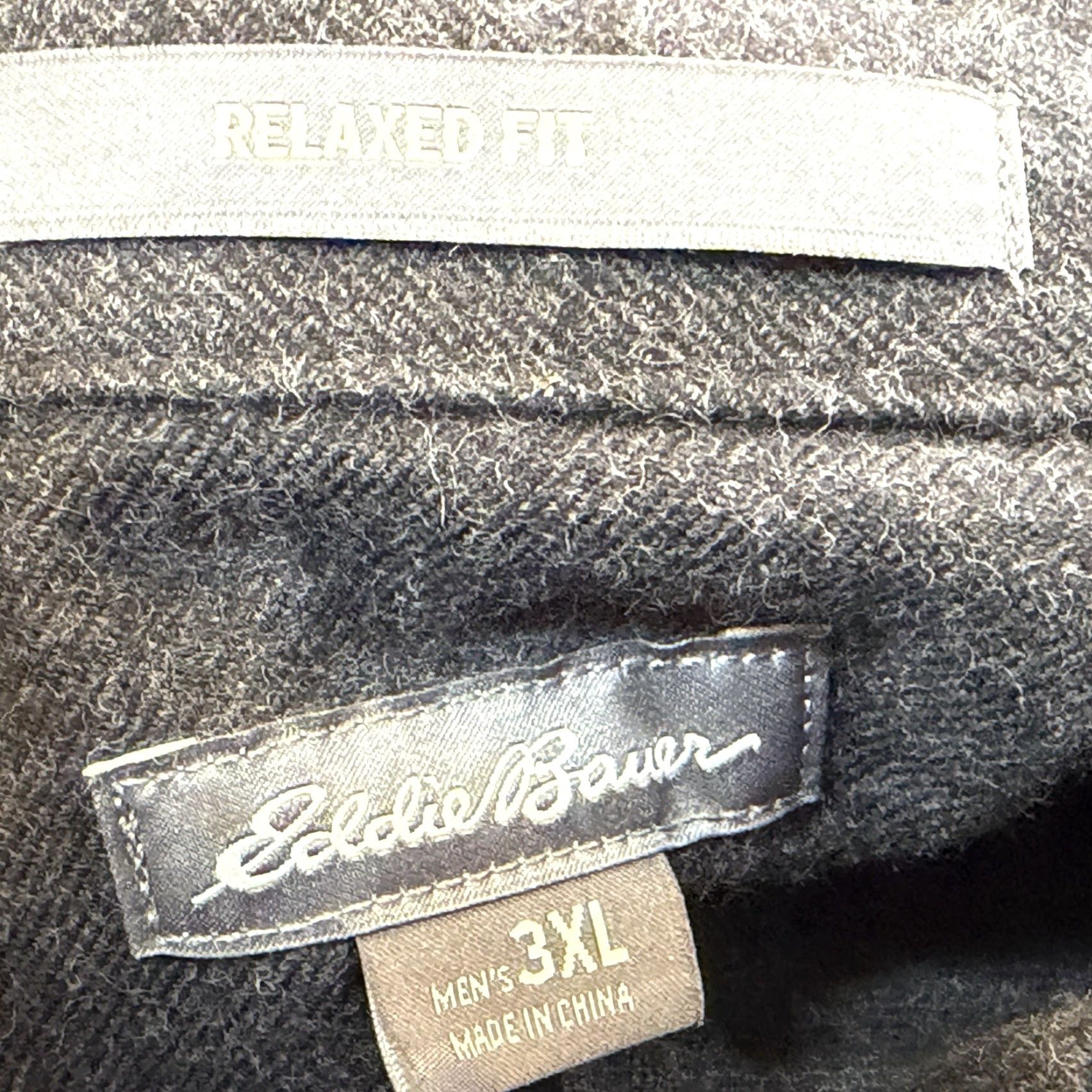Eddie Bauer VINTAGE Eddie Bauer Flannel Button Down Shirt Mens 3XL Charcoal Gray Relaxed Fit Cotton Size US XXL / EU 58 / 5 - 5 Thumbnail