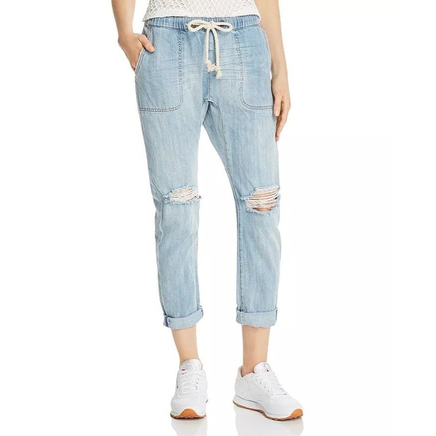 One Teaspoon One Teaspoon Women's Shabbies Drawstring Boyfriend Jeans Hus Size 29" - 8 Thumbnail