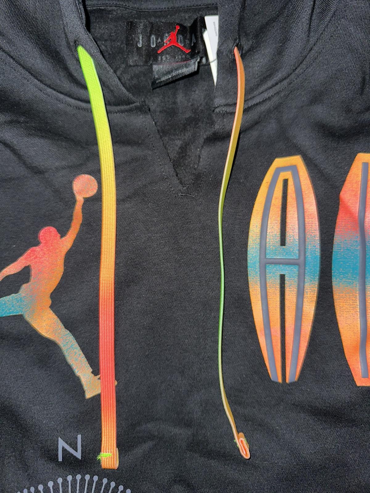 Designer Air Jordan Flight MVP Fleece Black Pullover Hoodie Sample Size US S / EU 44-46 / 1 - 8 Thumbnail