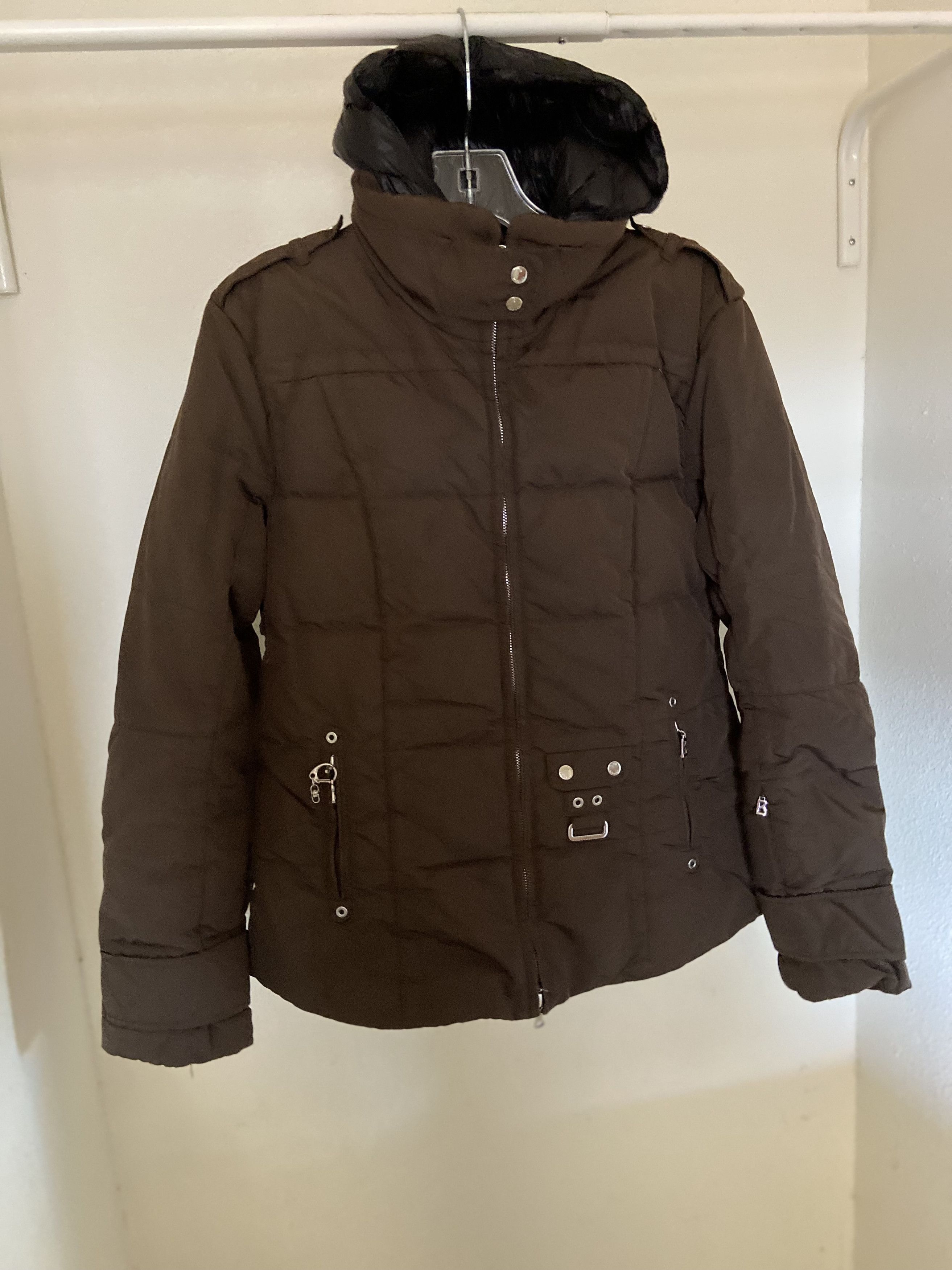 Vintage Bogner Brown Winter factory Jacket Coat Size 40