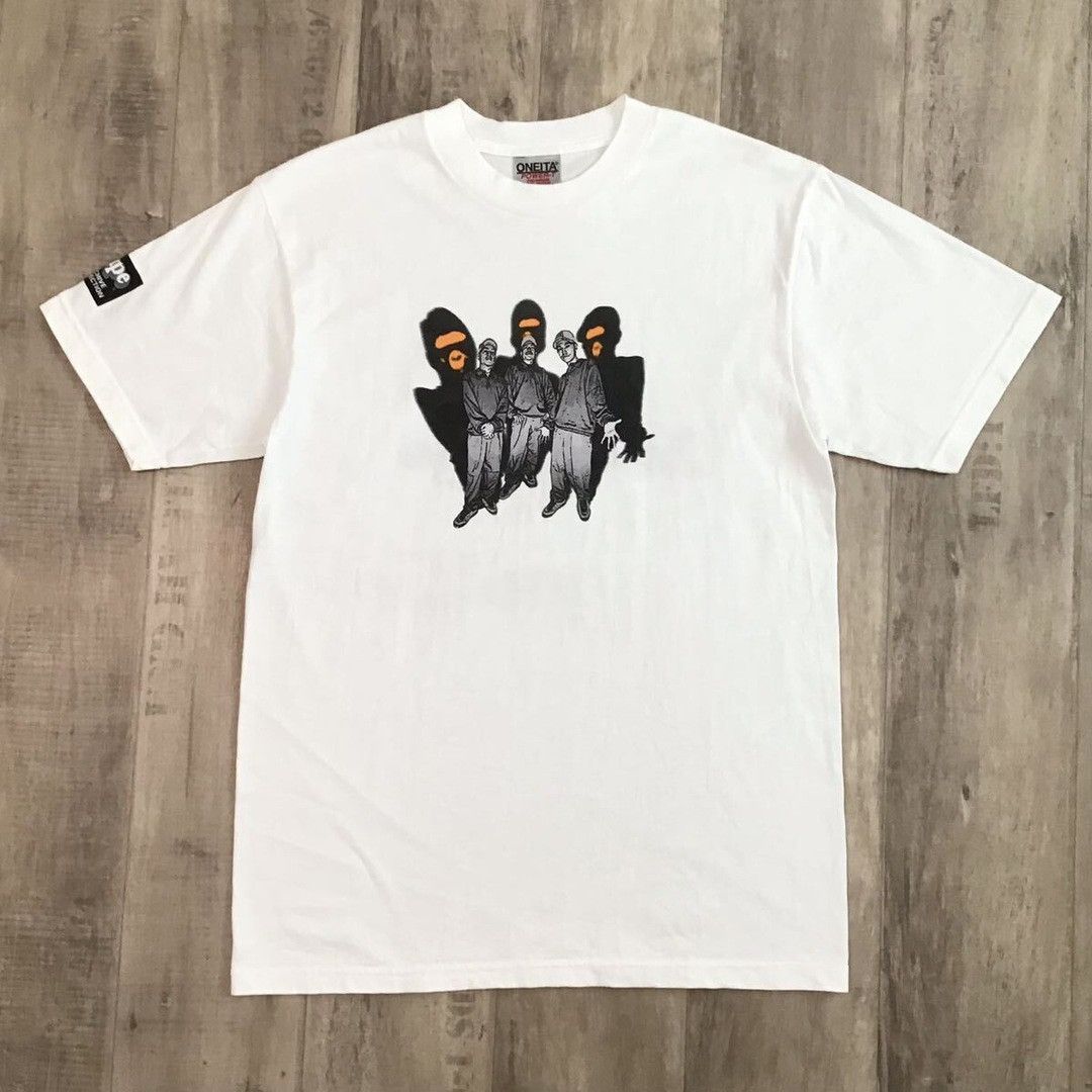 🔥Vintage🔥 BAPE Oneita body Schadaraparr T-shirt APE NIGO
