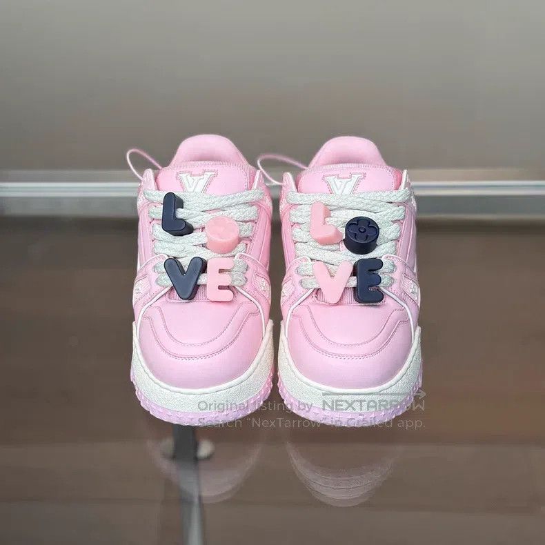 Louis Vuitton Louis Vuitton Trainer Maxi Pink Fat Ding Tanabata Limited Size US 5.5 / IT 35.5 - 2 Thumbnail