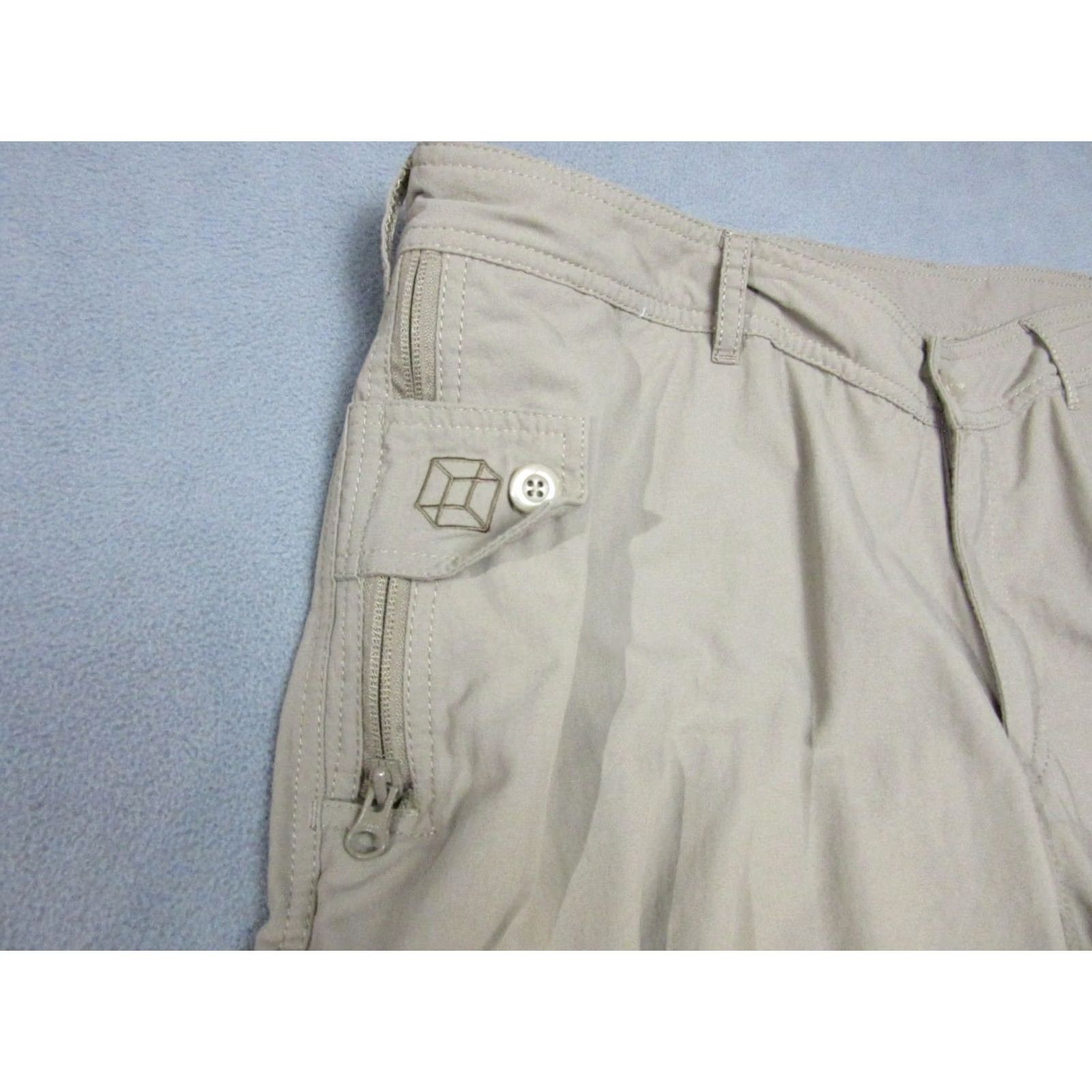 Vintage Clothing Arts Pants Mens 38 Beige Brown Cargo Pick Pocket Proof Straight Secure Size US 38 / EU 54 - 3 Thumbnail