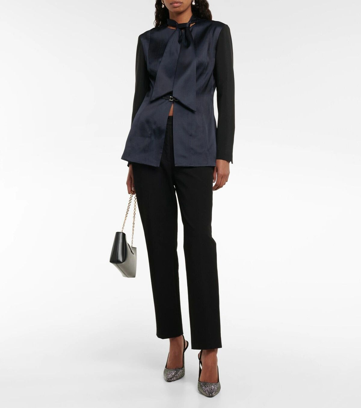 Salvatore Ferragamo o1y0426 Geometric Heel Pumps in Black Size US 6.5 / IT 36.5 - 5 Thumbnail