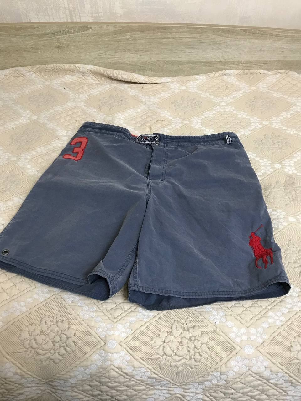 Polo Ralph Lauren 🔥 Vintage Polo Ralph Lauren Faded Swim Shorts Rare Big Pony Size US 34 / EU 50 - 7 Thumbnail