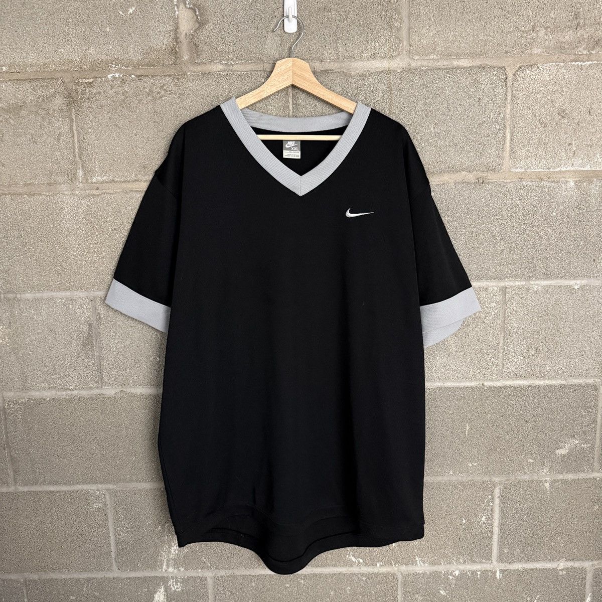 Nike Vintage Y2K Nike Black Athletic Ringer Soccer Jersey Men XXL Size US XXL / EU 58 / 5 - 1 Thumbnail
