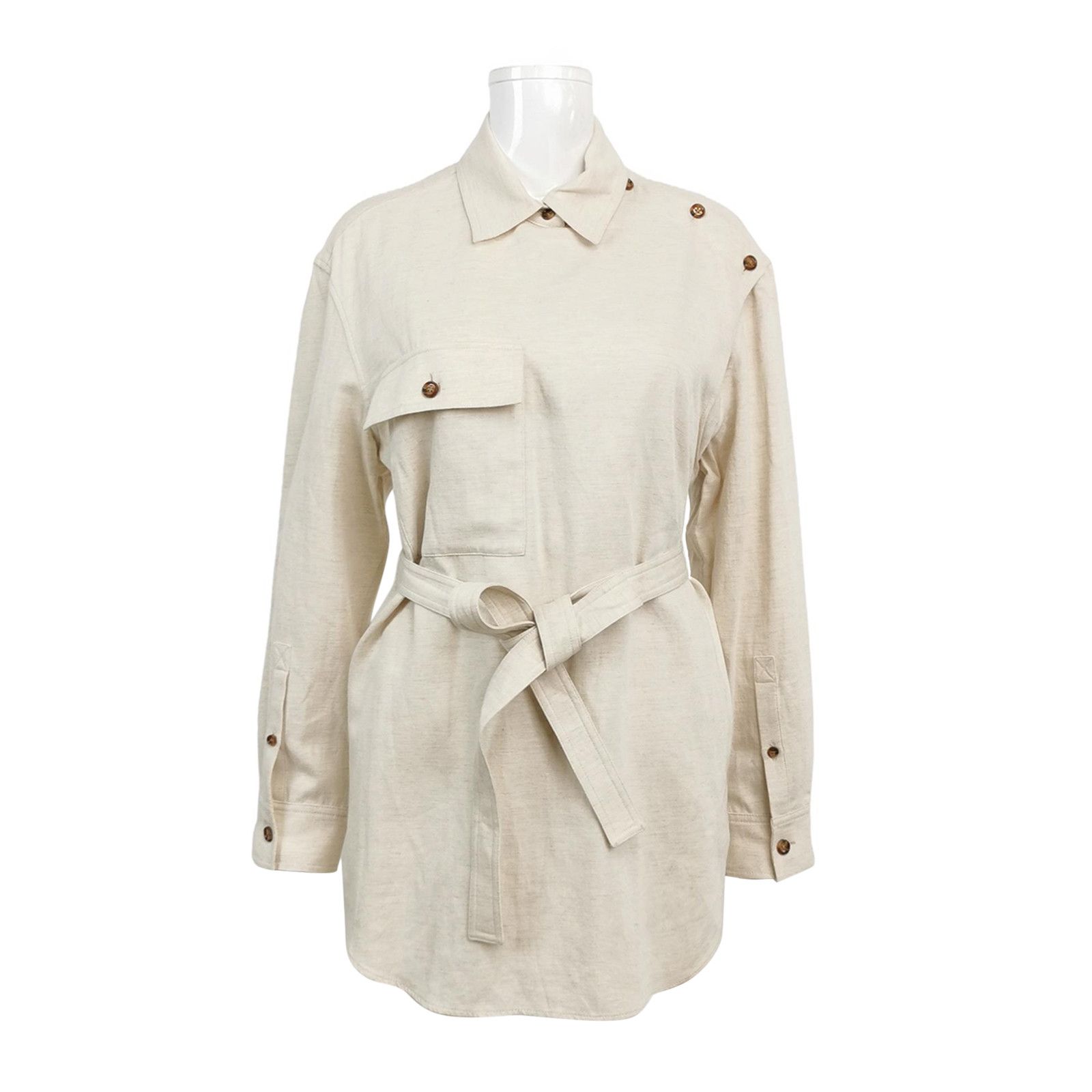 Burberry Burberry Women s Button Ups Size S / US 4 / IT 40 - 1 Thumbnail
