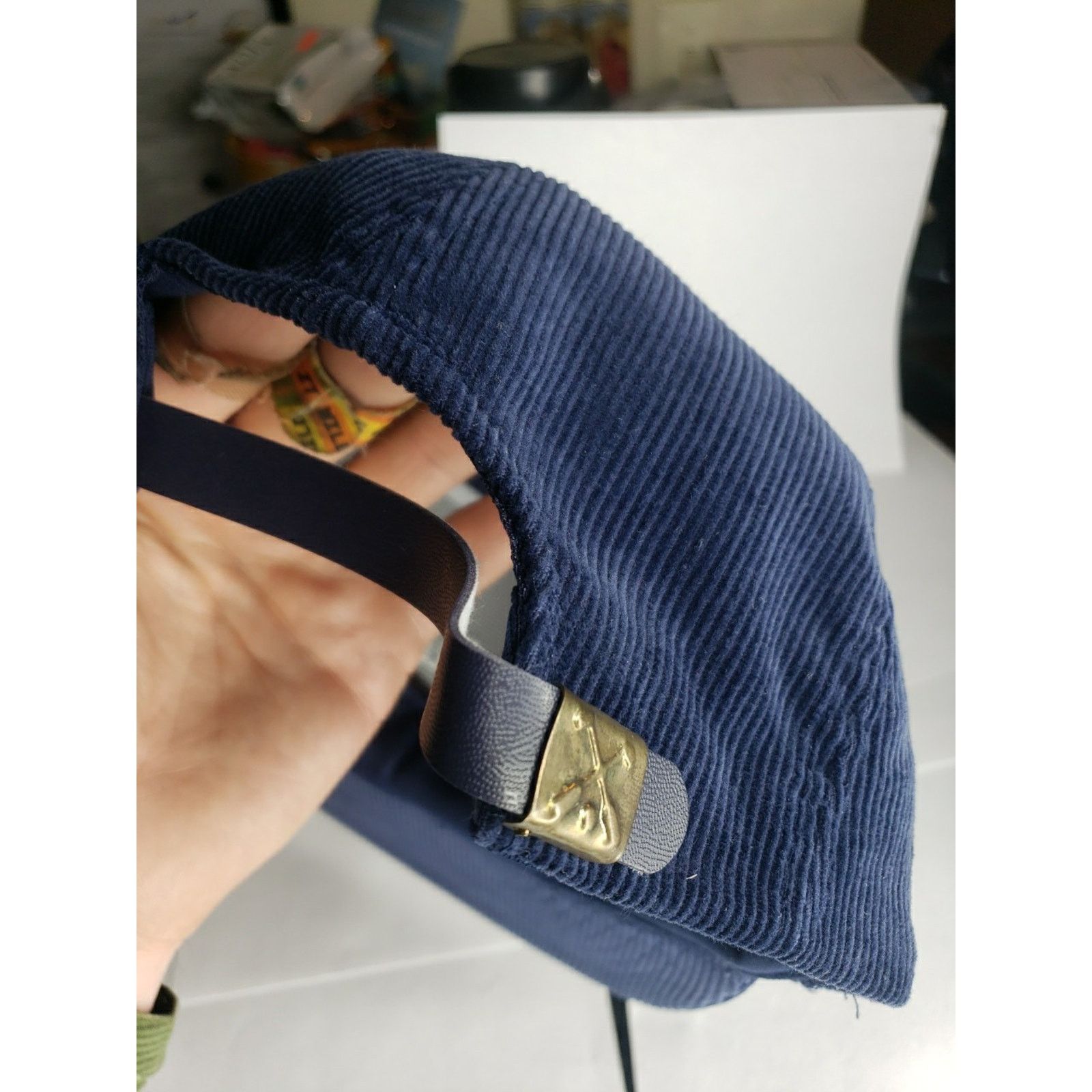 Ford Vintage 80s Ex-l-tube Pipe Corduroy Hat Vintage KCMO Size ONE SIZE - 8 Thumbnail