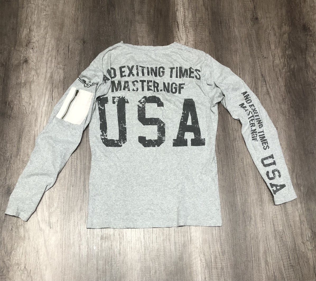 Vintage Vintage Real Masters Garment x Accomplish Long Sleeve Tshirt Size US M / EU 48-50 / 2 - 1 Thumbnail