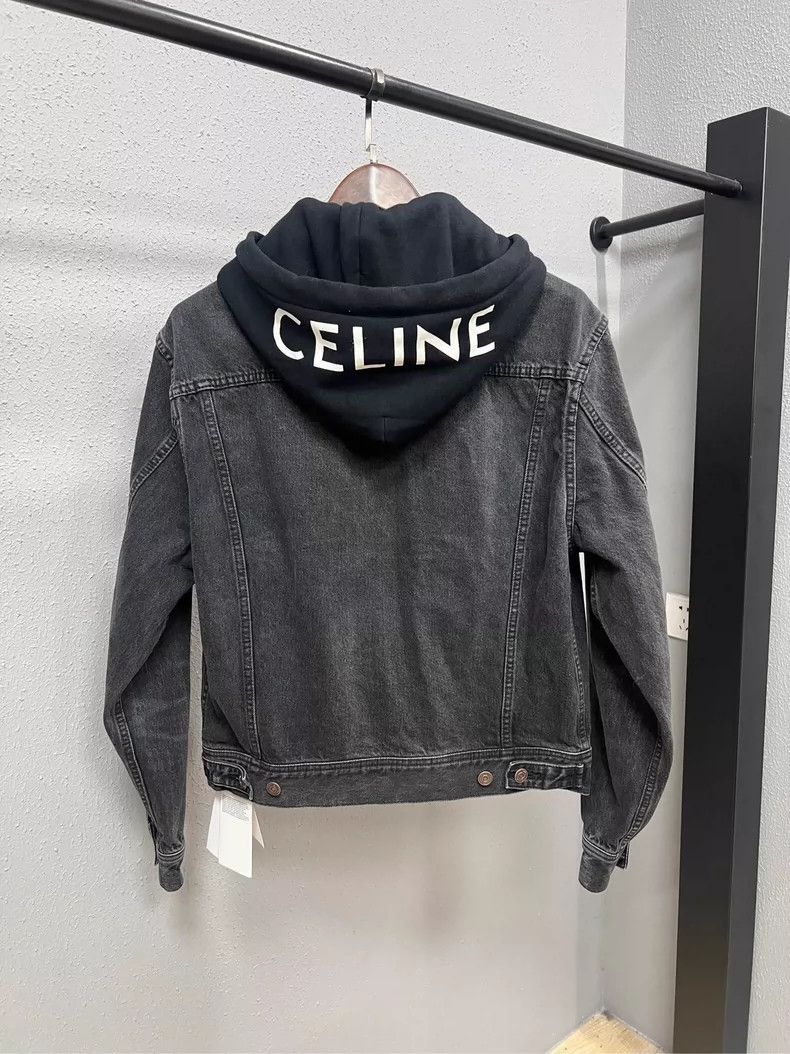 Celine Celine Hooded Denim Jacket Size S Size US S / EU 44-46 / 1 - 2 Thumbnail