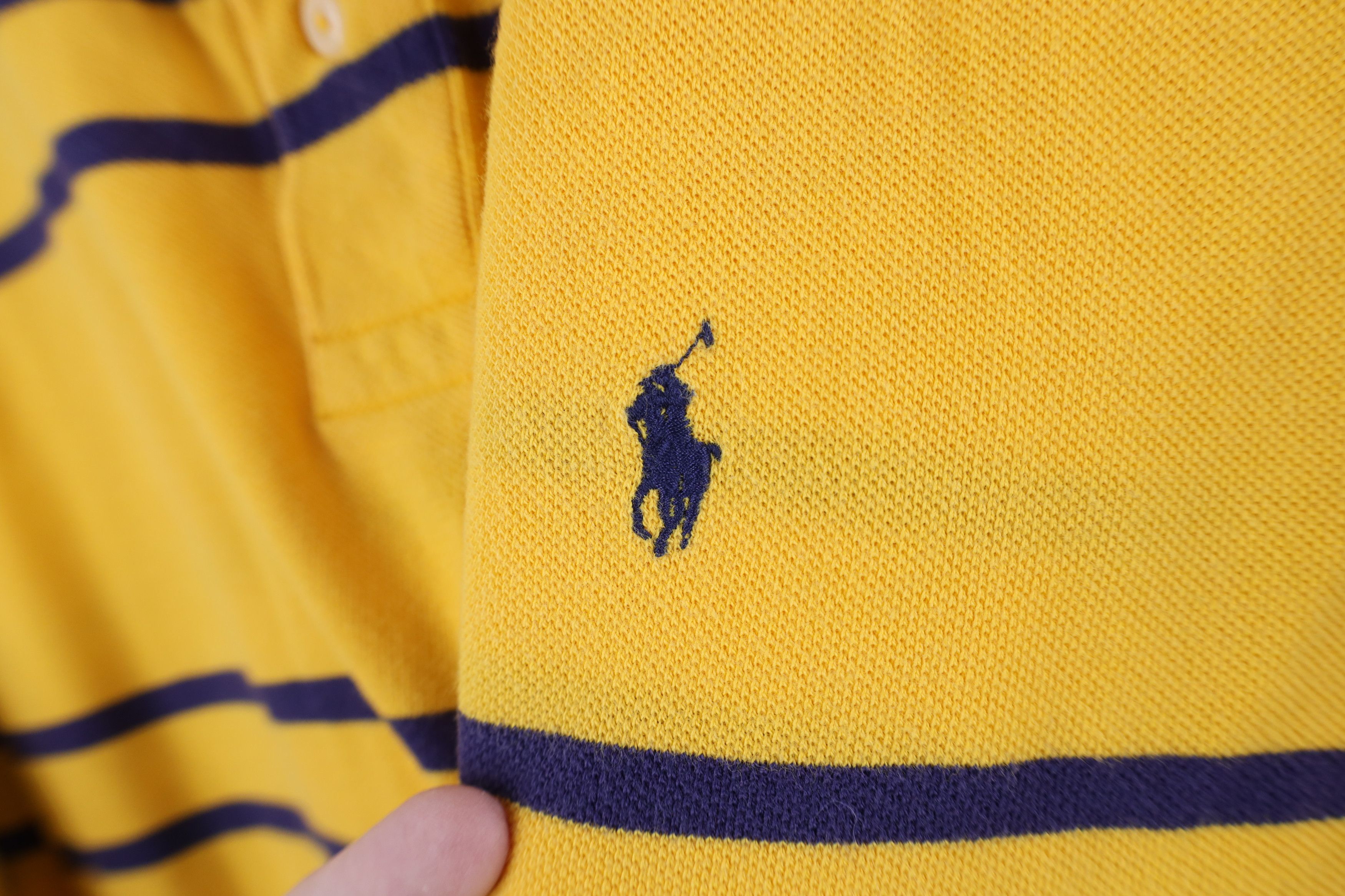Ralph Lauren Vintage 90s Ralph Lauren Knit Collared Golf Polo Shirt Size US XL / EU 56 / 4 - 4 Thumbnail