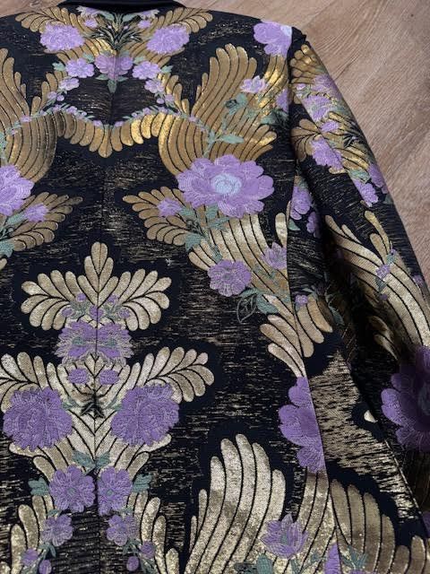 Dolce & Gabbana Dolce and Gabanna Floral Blazer with Velvet Lapel Size 48R - 9 Thumbnail