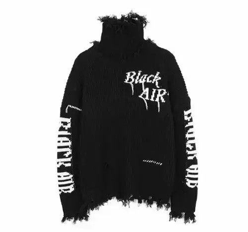 New design loose turtleneck sweater
