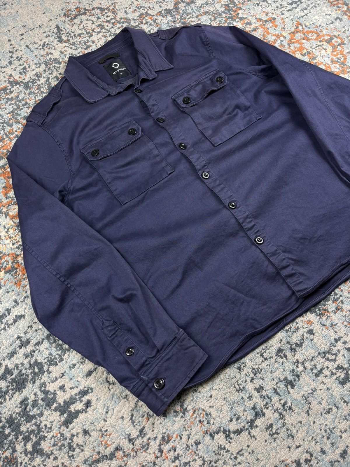 MA.STRUM MA.STRUM button up overshirt jacket military style Size US XXL / EU 58 / 5 - 3 Thumbnail