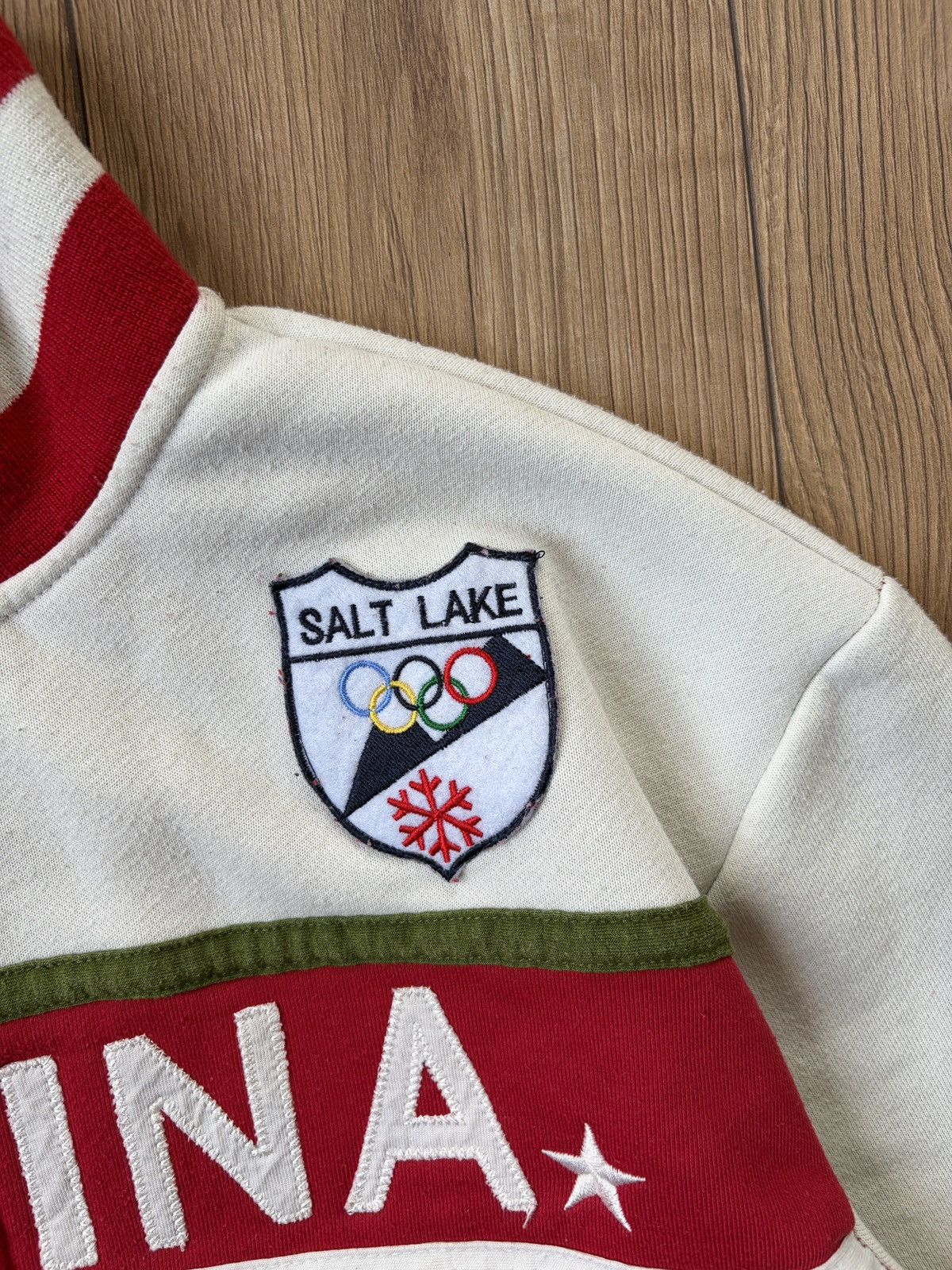 USA Olympics Winter World Cup Italy Cortina Salt Lake Olympic Games Jckt Size US L / EU 52-54 / 3 - 6 Thumbnail