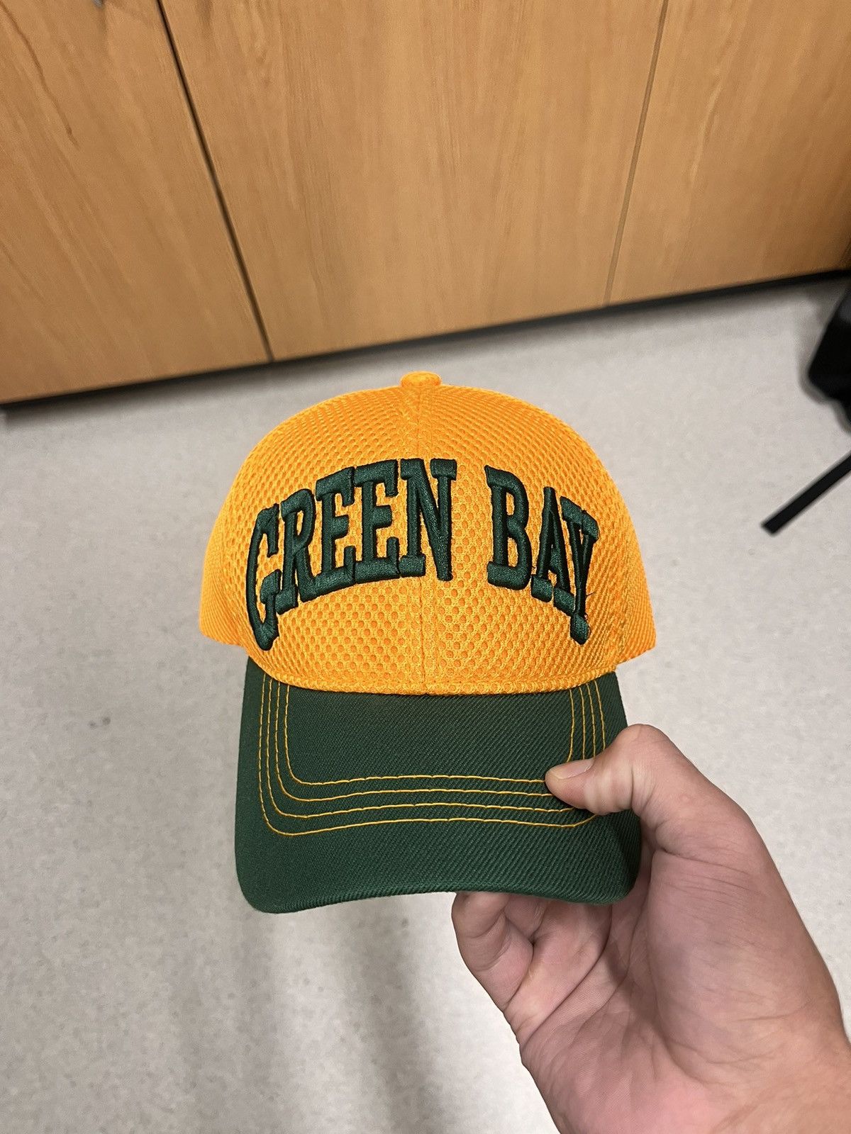 Other ADJUSTABLE Big Bear Green Bay Vintage Style Hat Size 30 - 1 Thumbnail