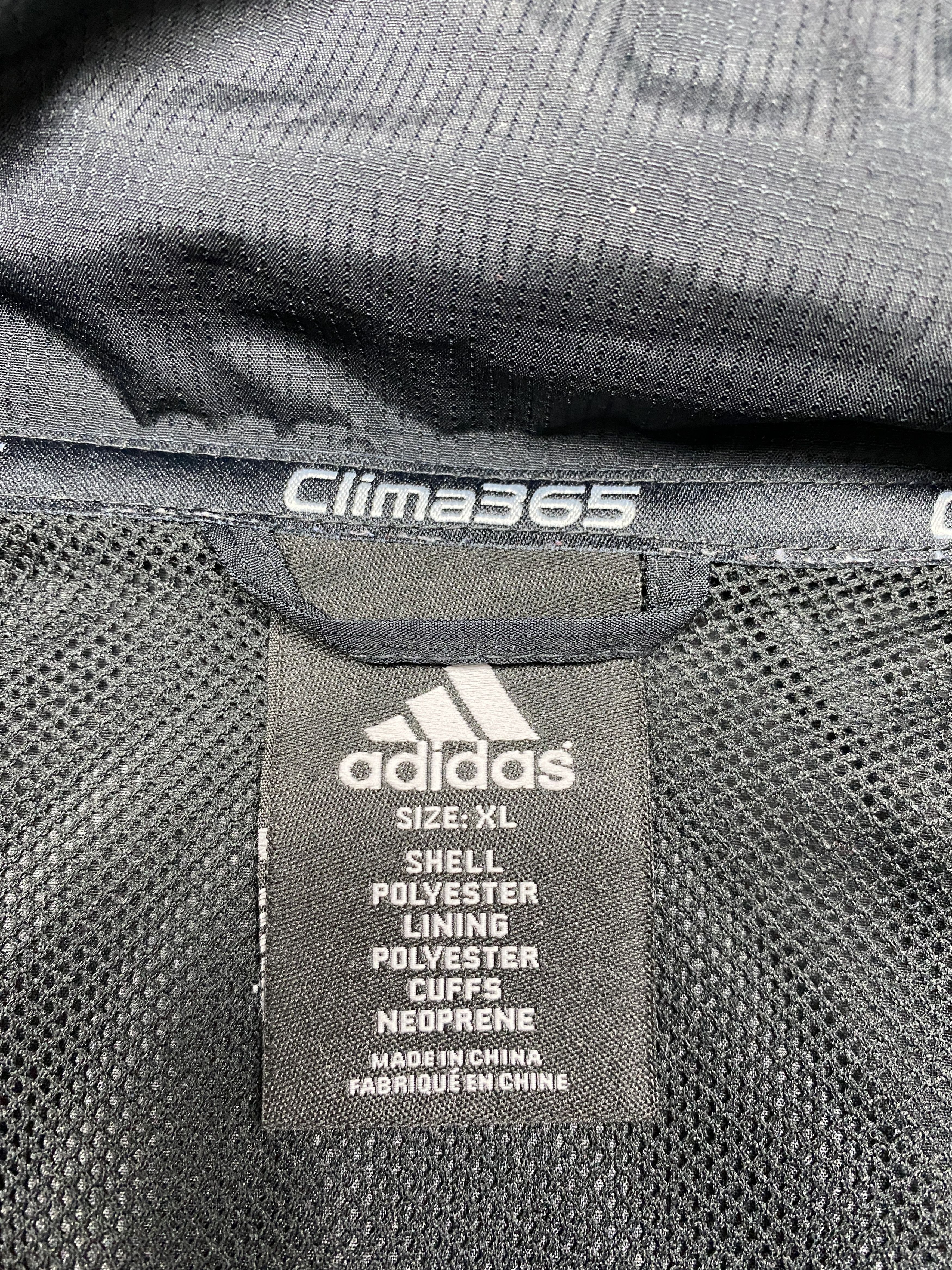 Adidas Adidas All Black Vintage Rugby Mens Windbreaker Jacket Size US XL / EU 56 / 4 - 6 Thumbnail