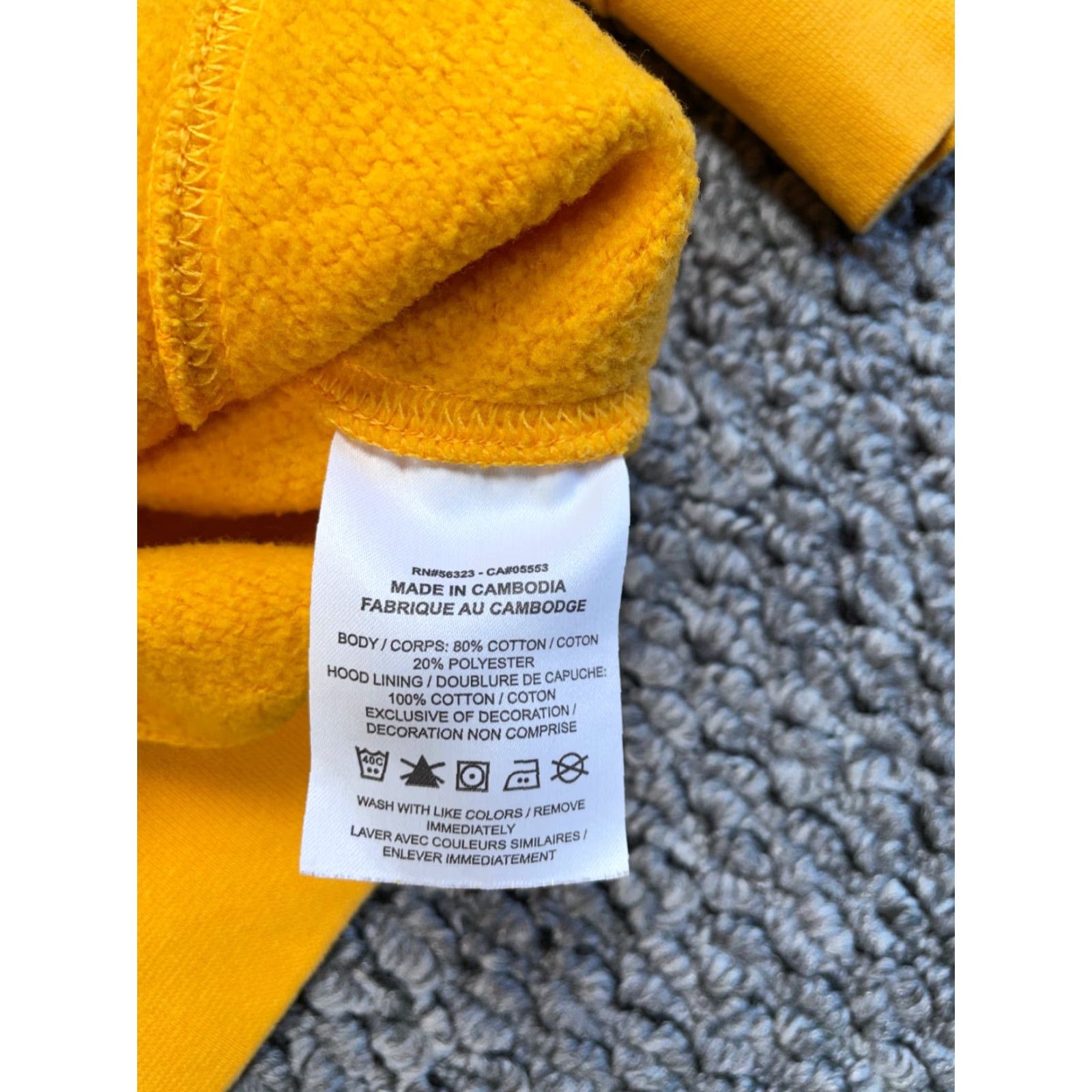 Nike Nike Central Wolves Basketball Hoodie Adult 2XL Yellow Purple Sweatshirt Size US XXL / EU 58 / 5 - 4 Thumbnail