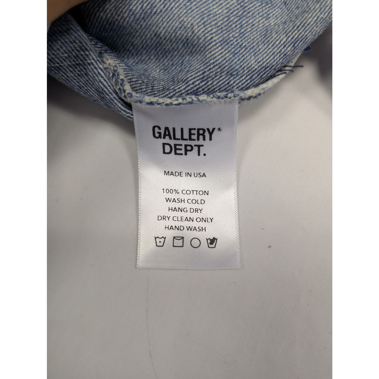 Gallery Dept. o1rshd1 Denim Jean Pants in Indigo Blue Size US 29 - 20 Thumbnail